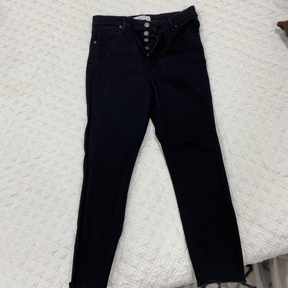 Abercrombie and Fitch Jegging Black Denim